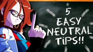 DBFZ - 5 PRO Tips To Improve Your Neutral Game In DragonBall FighterZ