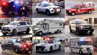 Police Cars Responding Compilation - Best Of 2022