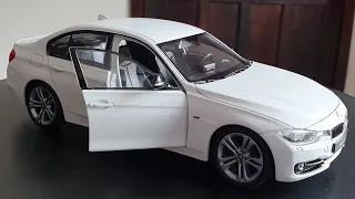 Bmw 335i em miniatura welly escala 1/24