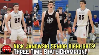 Nebraska Commit Nick Janowski Senior Highlights! 3 Time State Champion!