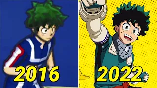 Evolution of My Hero Academia Games (2016-2024)