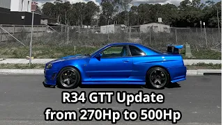 The Road to 400-500HP ( R34 GTT ) EP: 1