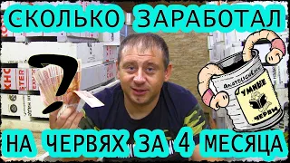 Разведение червей. Сколько заработал на дендробене за 4 месяца. Бизнес дома для мужчин.