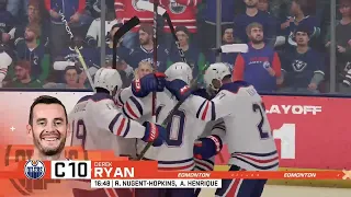 Edmonton Oilers vs Vancouver Canucks - EA SPORTS NHL 24 - Stanley Cup Playoffs RD 2 Game 2