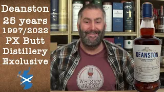 Deanston 25y 1997/2022 PX Butt Distillery Exclusive Hand Filled Scotch Verkostung von WhiskyJason