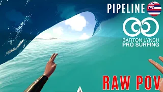Pipeline RAW POV Session | Barton Lynch Pro Surfer (4K)
