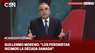 GUILLERMO MORENO visitó el ciclo "CANDIDATOS" en MINUTO UNO