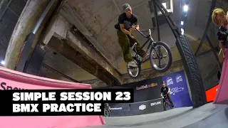 BMX Practice @ Simple Session 2023 (Day 1)