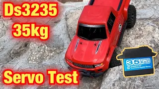 Zoskay 35kg Servo Test in the TRX4