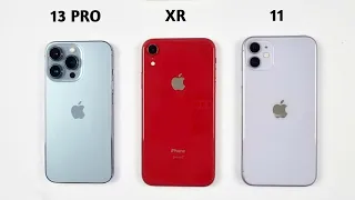 iPhone XR Vs iPhone 11 Vs iPhone 13 Pro | SPEED TEST 2023