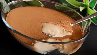 Incredible creamy dessert in 5 minutes, no oven! no condensed milk, no gelatin! melts in your mouth!