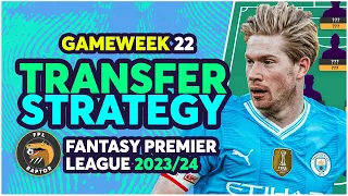 MY FPL GAMEWEEK 22 TRANSFER STRATEGY | EARLY GW22 THOUGHTS! | Fantasy Premier League Tips 2023/24