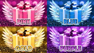 Choose Your Gift! 🎁 Pink, Blue, Gold or Purple 💗💙💛💜 How Lucky Are You?