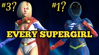 Ranking Every Supergirl Character (Worst To Best) - Injustice 2 Mobile