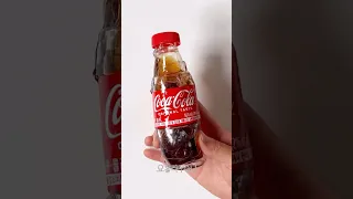 코카콜라🥤 테이프 말랑이 만들기 - DIY Coke(Coca-Cola) Squishy with nano tape #shorts