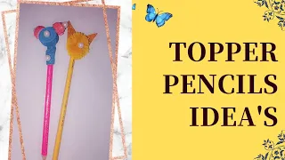 DIY  PENCIL TOPPER | Origami Star Pencil Topper | origami Craft / paper Craft For School#kids