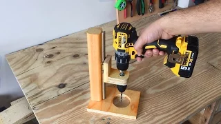 Making a Mobile Drill Press (Drill Guide) - El Yapımı Matkap Kılavuzu