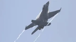 2011 California Capital Air Show - F/A-18F Super Hornet Demo & Legacy Flight