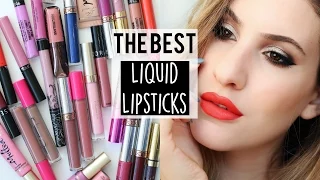 The BEST Liquid Lipsticks | Reviewing Kat Von D, Anastasia, NYX + Many More | JamiePaigeBeauty