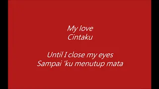 Acha Septriasa - Sampai Menutup Mata (Lyrics With English Subtitles) [HD]