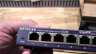 Netgear Prosafe GS108 Unbox and Install