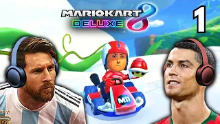 Messi & Ronaldo play MARIO KART - 1v1 Special!