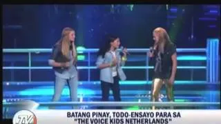 Katrina Manaog - The Voice Kids The Netherlands Finals (ABS-CBN News)