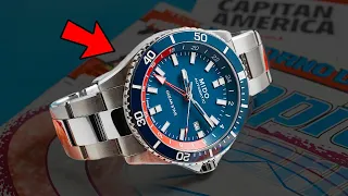 One Of The Best True GMT Sports Watches - MIDO Ocean Star GMT Pepsi