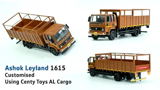 Ashok Leyland 1615 Miniature Model  |CentyToys AL Cargo Customised | Ashok Leyland Ecomet 1615