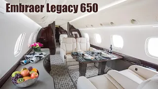 Inside Embraer Legacy 650 Executive Jet