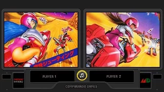 Burning Force (Arcade vs Sega Genesis) Side by Side Comparison (Arcade vs Mega Drive)
