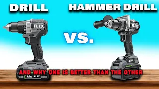 Regular Drill vs Hammer Drill and why you should buy one over the other