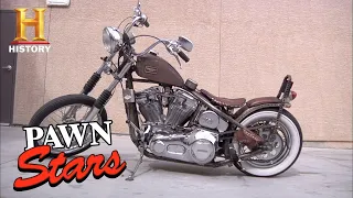 Pawn Stars: Huge Asking Price for Custom Rat Bike (Season 8) | History
