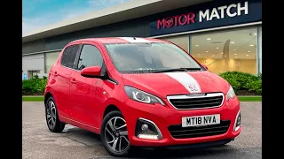 Approved Used Peugeot 108 Allure 2 Tronic 5 door | Motor Match Stockport