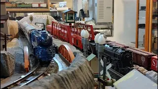 Running 3 passenger trains on American Flyer layouts 05-05-2024