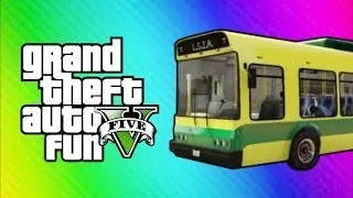 GTA Online Funny Moments - Home Run, Vehicle Glitch Fun, Banana Bus Launch, Vanoss Bus