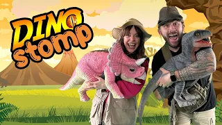 Dino Stomp | Dinosaur Song For Kids  |  @MollyKidzTV & @Dinomaniauk​