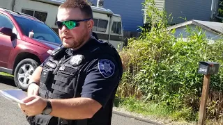 Crazy neighbor gets arrested. (READ DESCRIPTION)