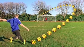 THE BEST GOAL EVER IN A FOOTBALL CHALLENGE