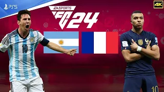 FC24 - ARGENTINA  vs FRANCE  |  FIFA World Cup | Gameplay - PS5™ [4K]