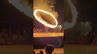 Magic of the Desert Safari with Fire Show andTanoura Dance #shorts