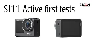 SJCAM SJ11 Active - unbox, first tests and comparing with SJ8Pro and AKASO Brave 7 LE