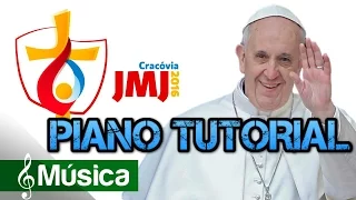 Himno JMJ CRACOVIA 2016 Piano Tutorial y Acordes (bienaventurados lso misericordiosos)