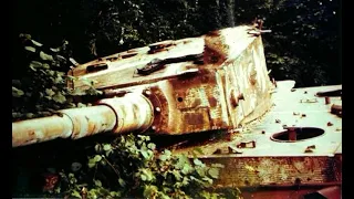 UNDER SAINT PETERSBURG FOUND THE FIRST SERIAL TIGER TANK UNDER THE NUMBER 0001