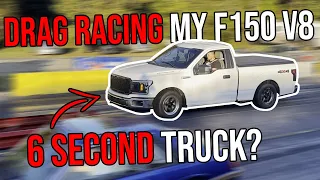 We Finally Got Our 800+WHP Whipple F150 To The Track And She's Fast! 9 Second 1/4 Mile??