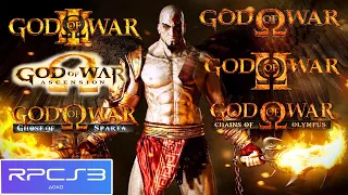 RPCS3 - God Of War Games 1,2,3,Ascension  Best Settings on PS3 Emulator PC (1080p 60FPS)