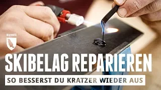 Selber Skibelag reparieren - so besserst du die Kratzer aus!