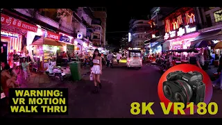 REDLIGHT DISTRICT WALKTHROUGH Phnom Penh sex and massage 8K 4K VR180 3D (Travel Videos ASMR Music)