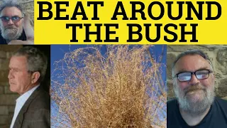 🔵 Beat Around the Bush Meaning - Beat About the Bush Examples - Beat About the Bush Defined - Idioms