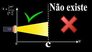 Por que você não pode alcançar a velocidade da luz ? ( Mapeado)